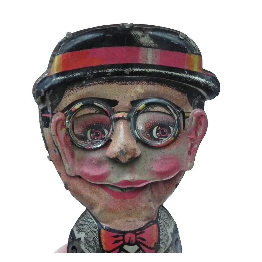 Marx Tin Litho Funny‎ Face Harold Lloyd Wind Up Walker Toy